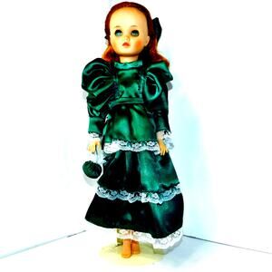17"1966 Rare Vintage Madame Alexander Red Headed Green Eyed Fashion Doll